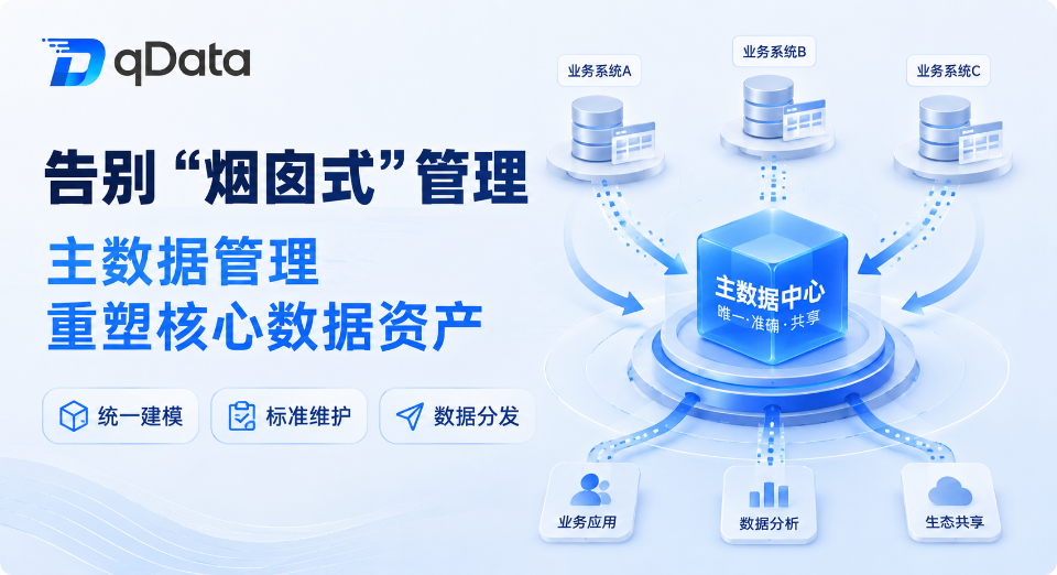 qDataマスターデータ管理でデータサイロを解消