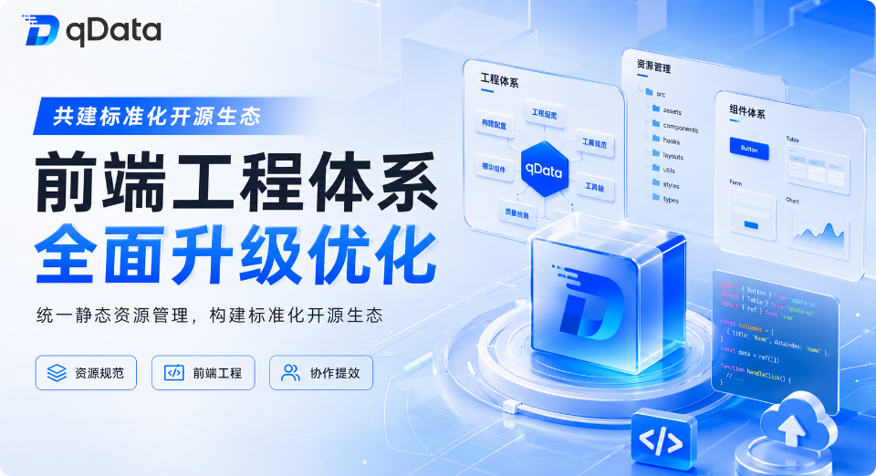 標準化されたオープンソースエコシステムを共創｜qDataデータ基盤のフロントエンドエンジニアリング体系を全面アップグレード