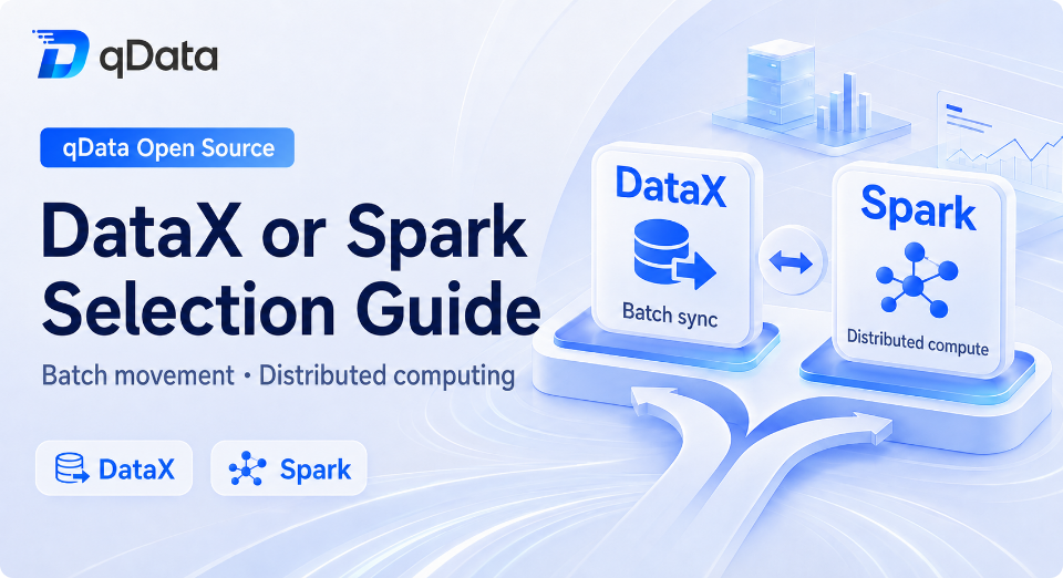 DataX実行エンジンを正式搭載：qDataオープンソース版v1.6.0で導入・利用のハードルを大幅に低減