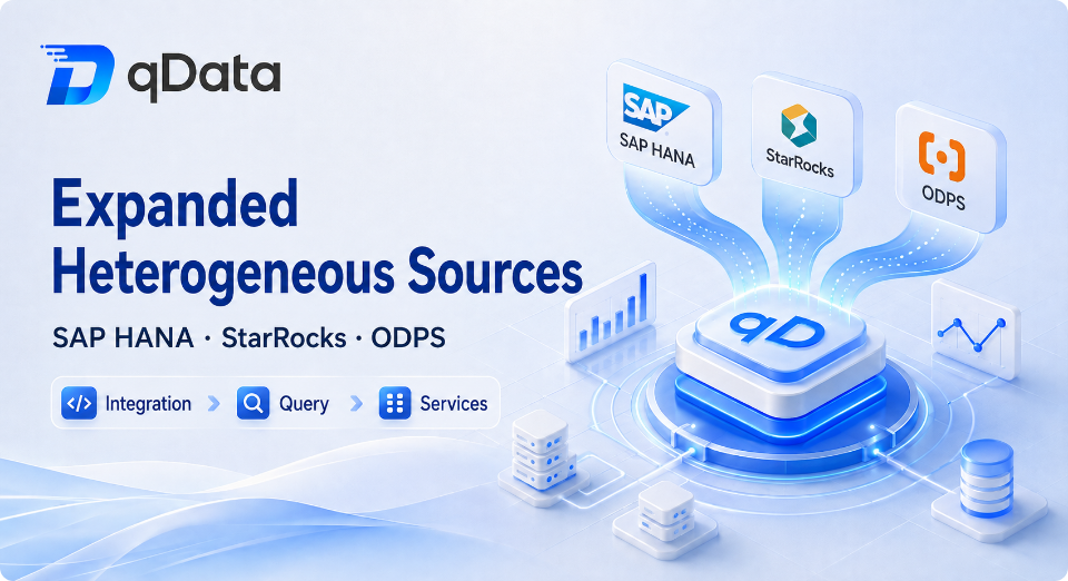 異種データソースを継続拡張：qDataデータ基盤プロフェッショナル版がSAP HANA、StarRocksなどに対応