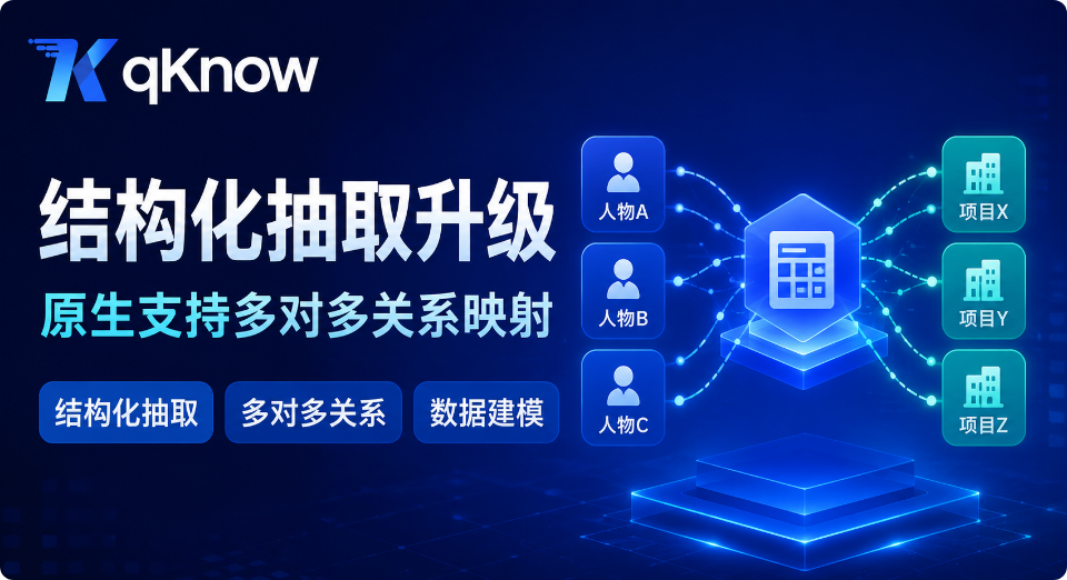 qKnow 结构化抽取升级：原生支持多对多关系映射