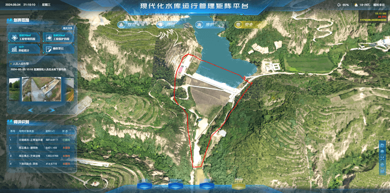新疆金某河某山水库现代化水库运行管理矩阵平台